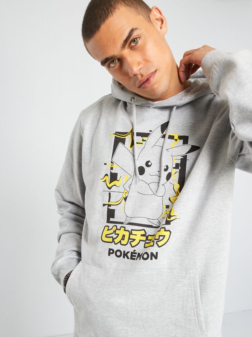 Pokemon-sweater van joggingstof - GRIJS - Kiabi - 22.00€