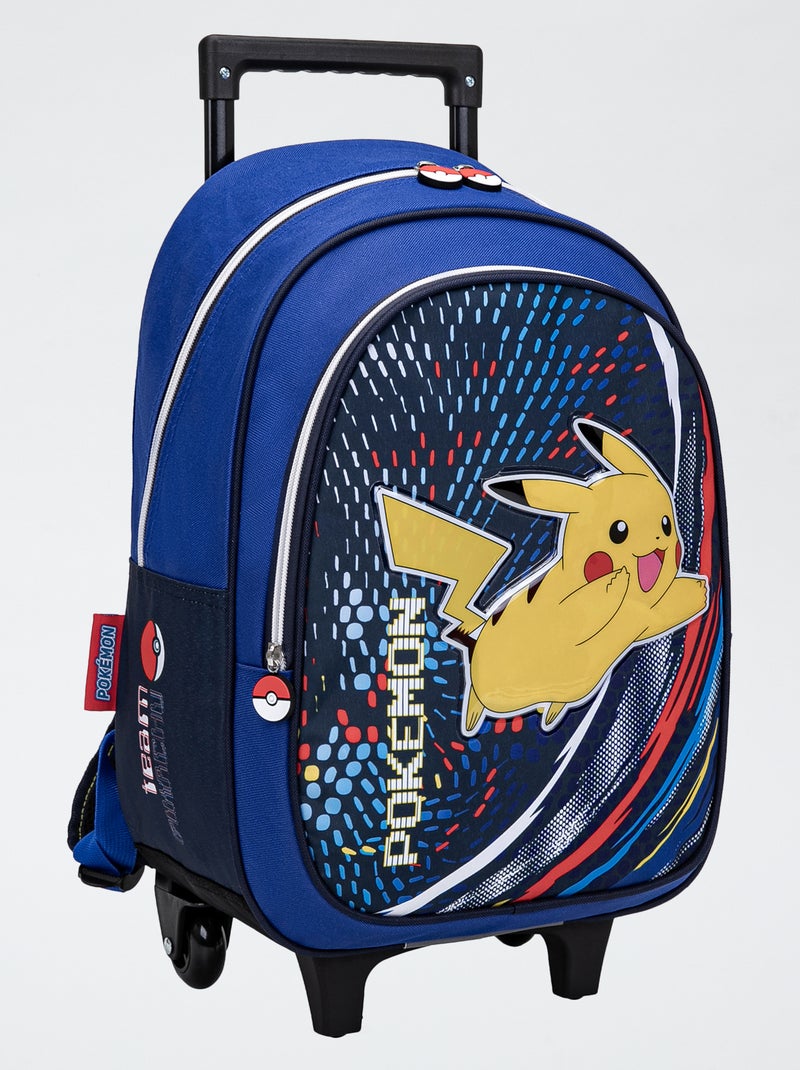 Pokémon-tas met wieltjes BLAUW - Kiabi