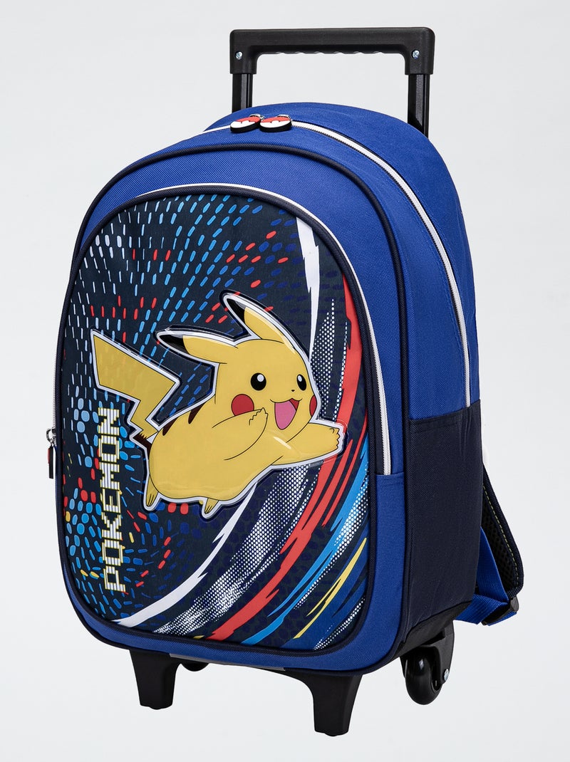 Pokémon-tas met wieltjes BLAUW - Kiabi