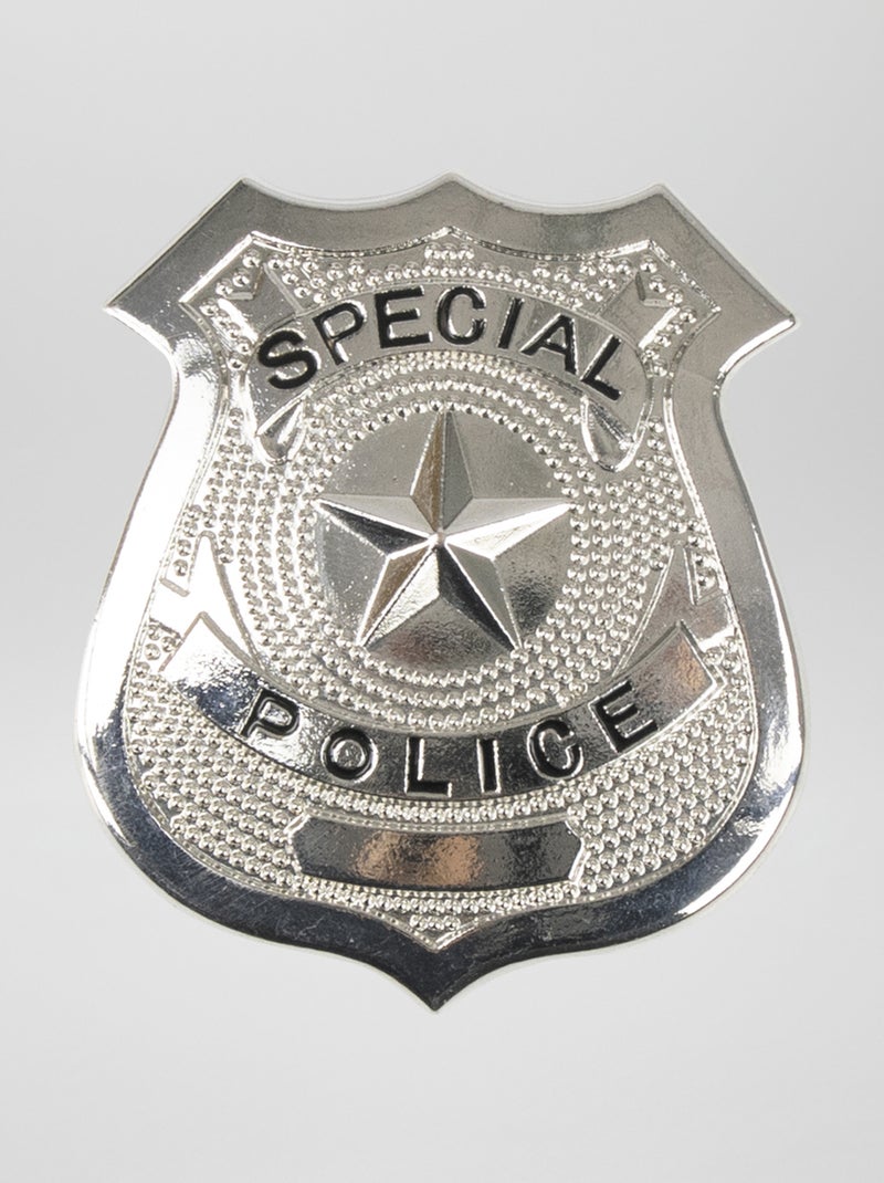 Politiebadge GRIJS - Kiabi