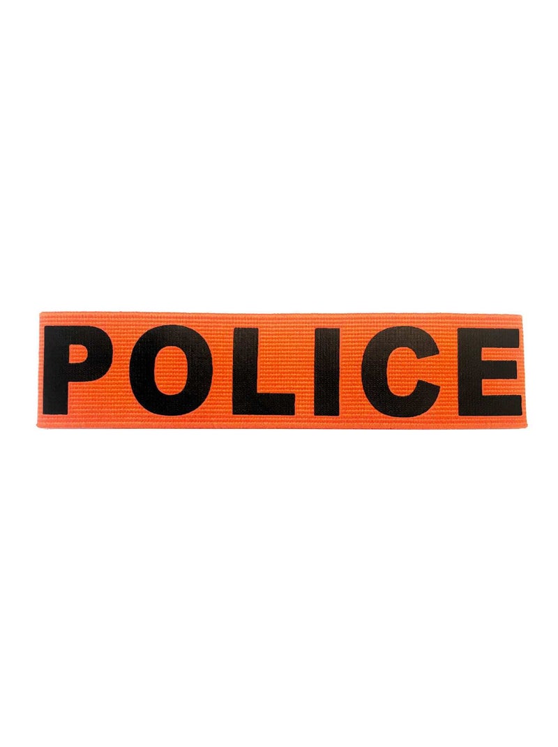 Politieband verkleedaccessoire oranje - Kiabi