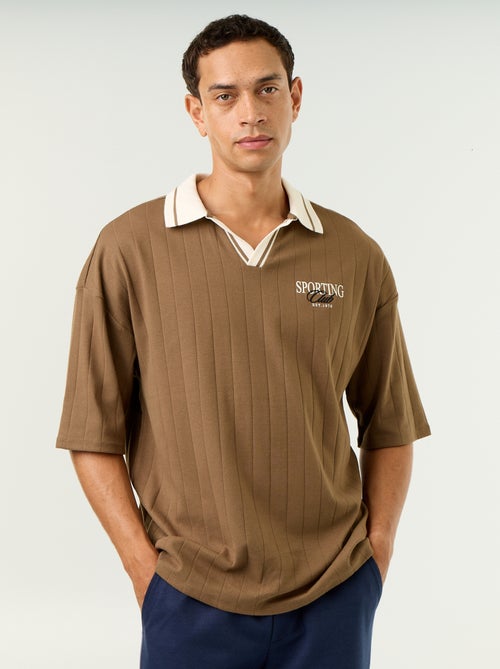 Polo Comfort fit-model met korte mouwen - Kiabi