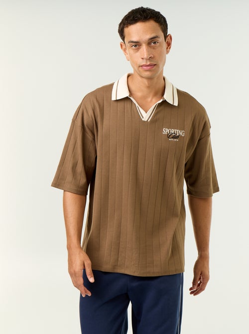 Polo Comfort fit-model met korte mouwen - Kiabi