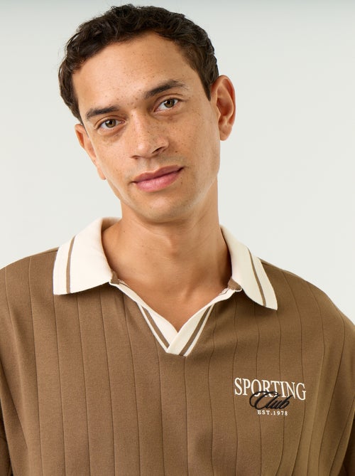 Polo Comfort fit-model met korte mouwen - Kiabi