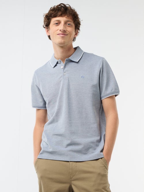 Polo met borduursel op de borst - Kiabi