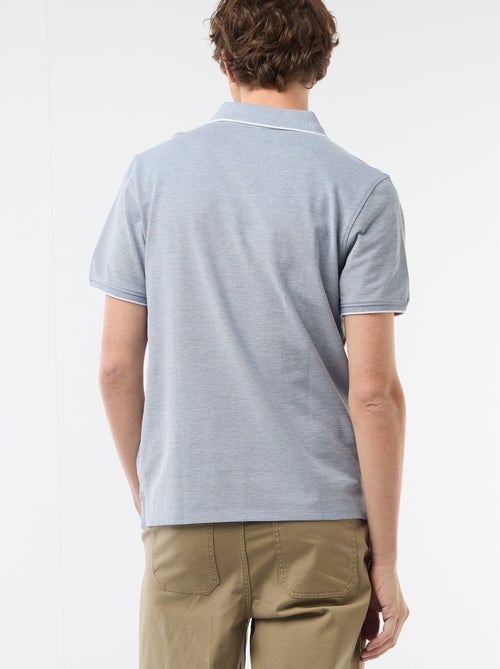 Polo met borduursel op de borst - Kiabi