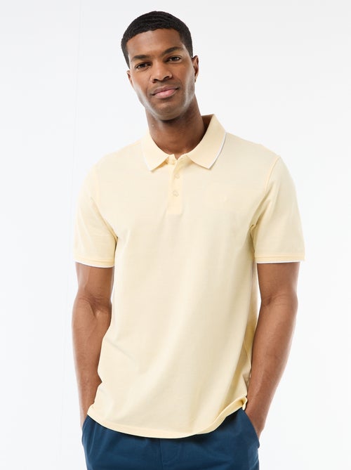 Polo met borduursel op de borst - Kiabi