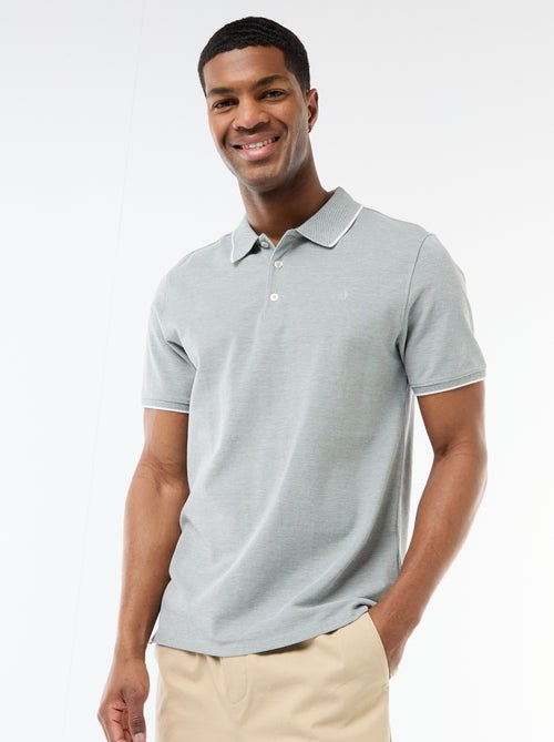 Polo met borduursel op de borst - Kiabi