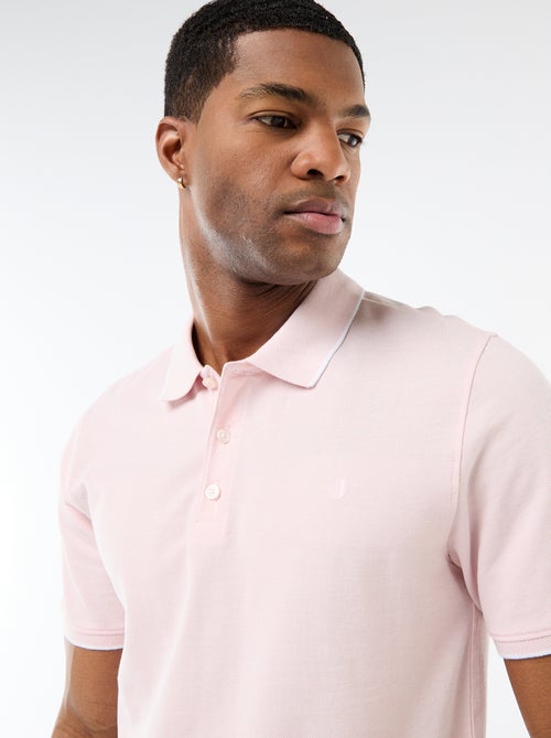 Polo met borduursel op de borst - Kiabi