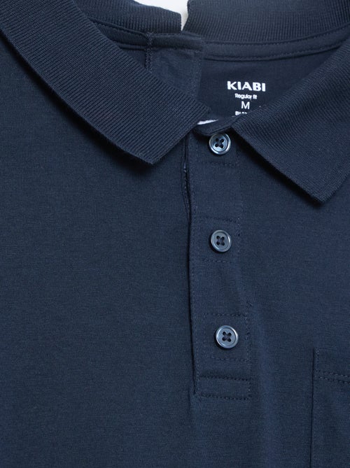 Polo met lange mouwen - makkelijk aan te trekken collectie - Kiabi