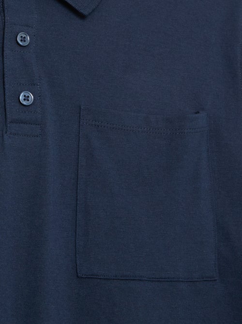 Polo met lange mouwen - makkelijk aan te trekken collectie - Kiabi