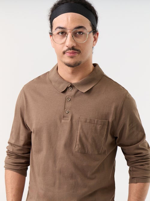 Polo met lange mouwen - makkelijk aan te trekken collectie - Kiabi Polo met lange mouwen - makkelijk aan te trekken collectie - Kiabi