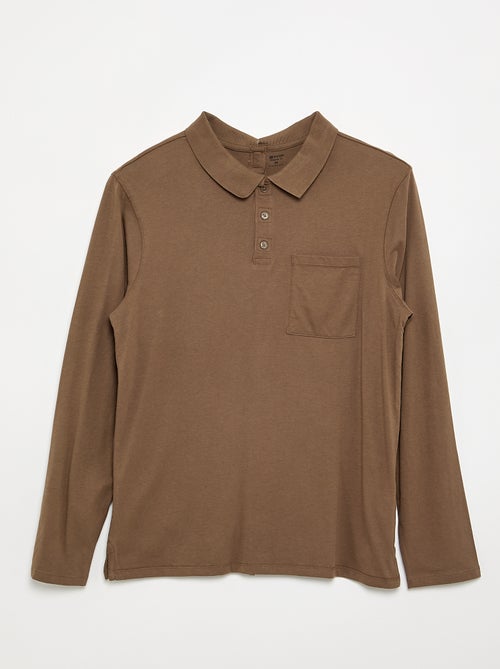 Polo met lange mouwen - makkelijk aan te trekken collectie - Kiabi Polo met lange mouwen - makkelijk aan te trekken collectie - Kiabi