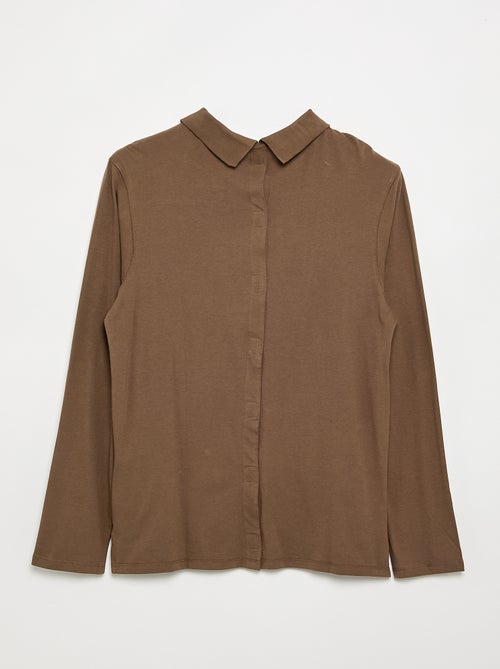 Polo met lange mouwen - makkelijk aan te trekken collectie - Kiabi Polo met lange mouwen - makkelijk aan te trekken collectie - Kiabi