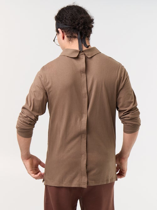 Polo met lange mouwen - makkelijk aan te trekken collectie - Kiabi Polo met lange mouwen - makkelijk aan te trekken collectie - Kiabi