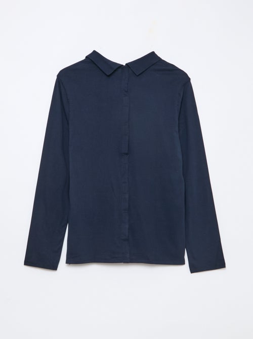 Polo met lange mouwen - So Easy - Kiabi