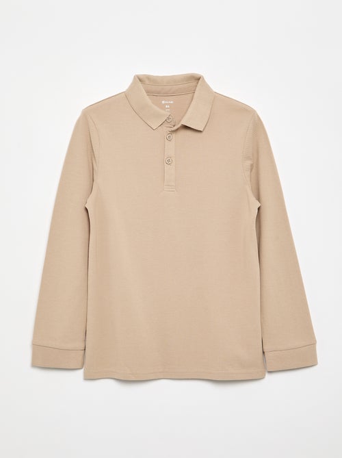 Polo met lange mouwen - Kiabi