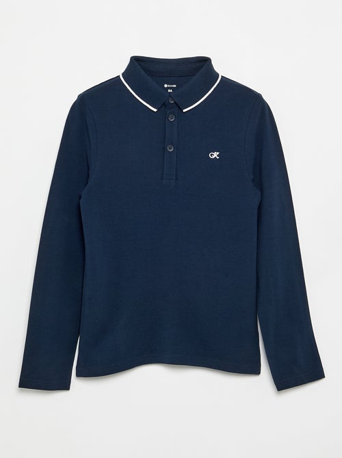 Polo met lange mouwen - Kiabi
