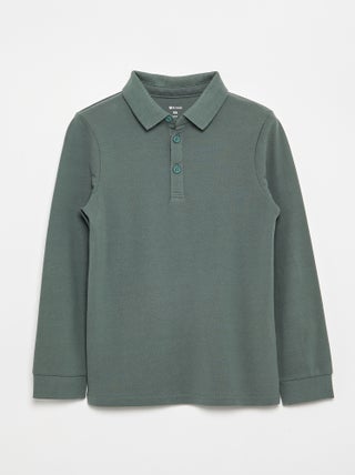 Polo met lange mouwen