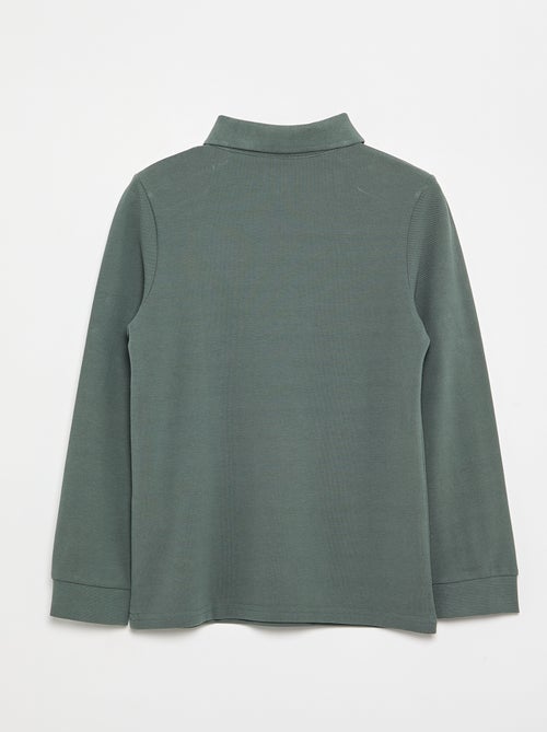 Polo met lange mouwen - Kiabi