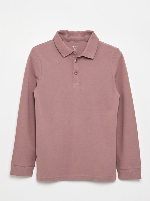 Polo met lange mouwen - Kiabi