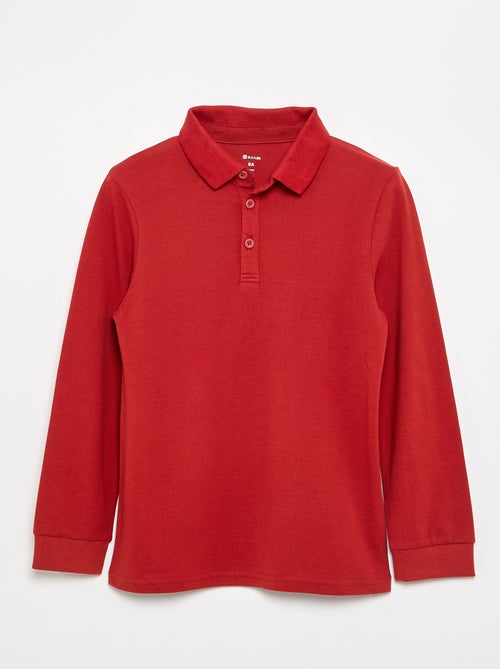 Polo met lange mouwen - Kiabi