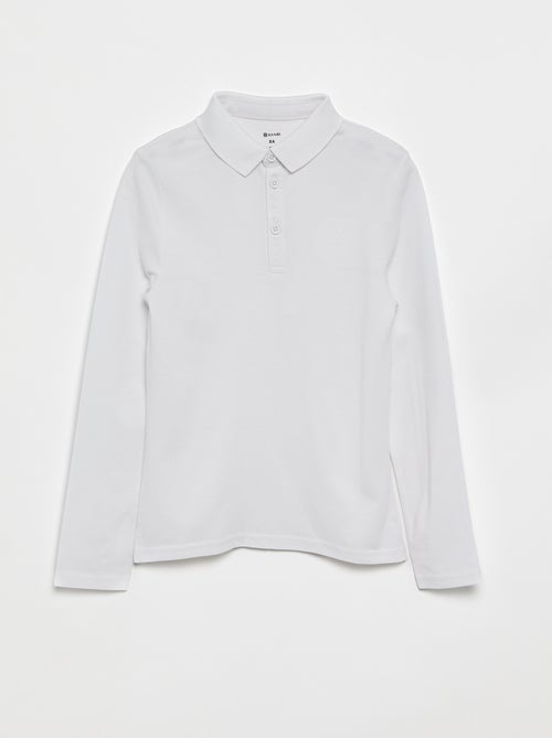 Polo met lange mouwen - Kiabi
