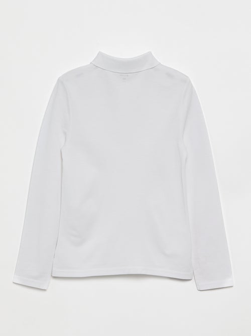 Polo met lange mouwen - Kiabi