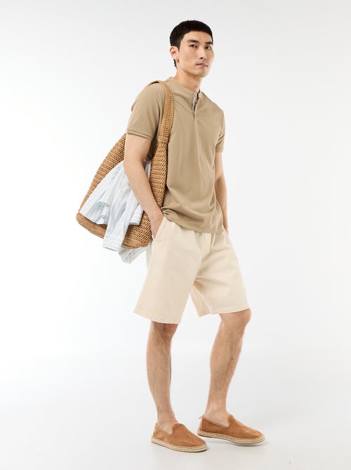 Polo met mao-kraag - Kiabi