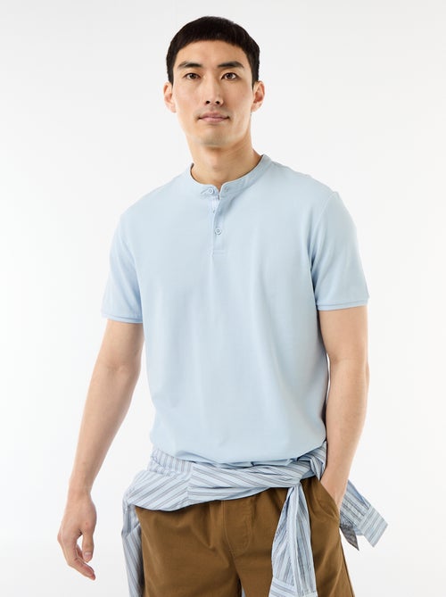 Polo met mao-kraag - Kiabi