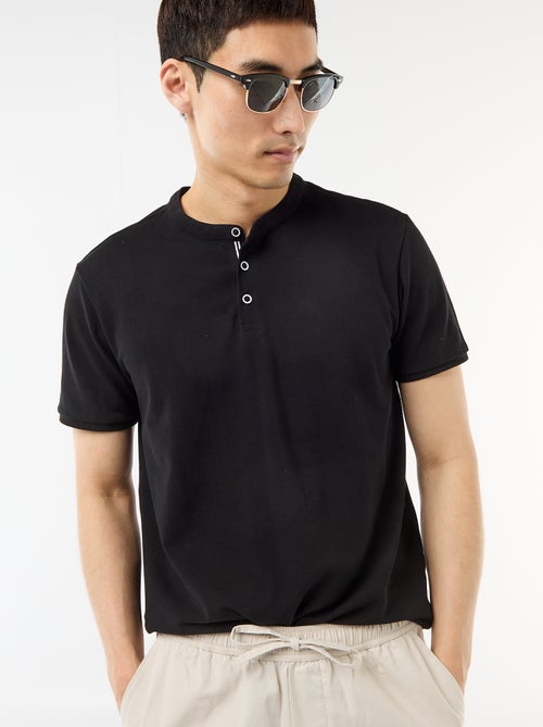 Polo met mao-kraag - Kiabi