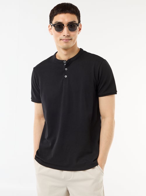 Polo met mao-kraag - Kiabi
