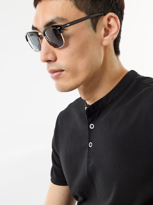 Polo met mao-kraag - Kiabi