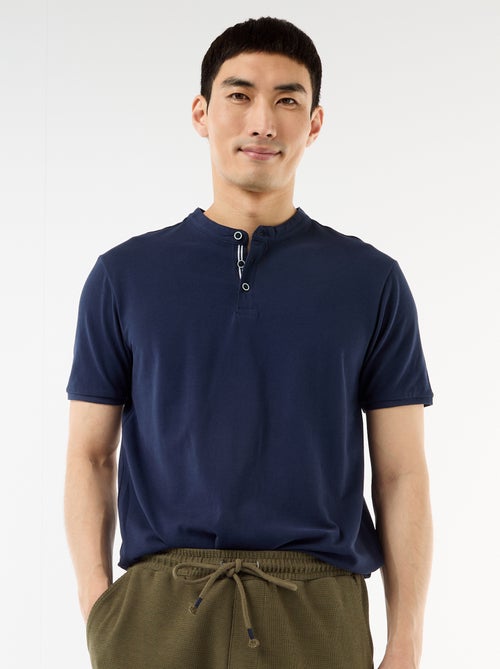 Polo met mao-kraag - Kiabi