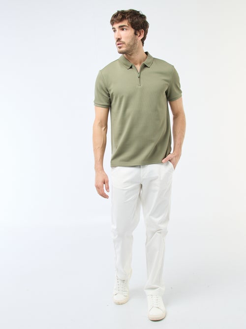 Polo met ritskraag - Kiabi Polo met ritskraag - Kiabi