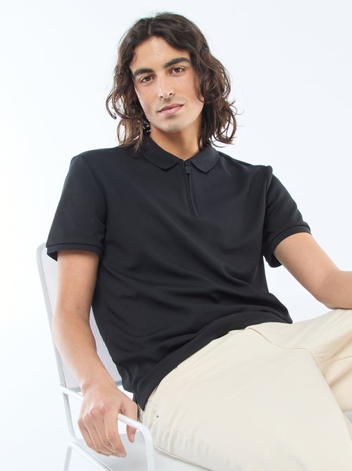 Polo met ritskraag - Kiabi Polo met ritskraag - Kiabi