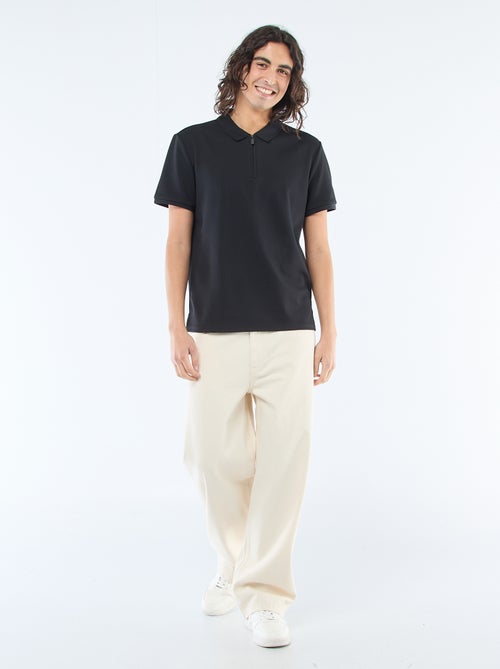 Polo met ritskraag - Kiabi Polo met ritskraag - Kiabi