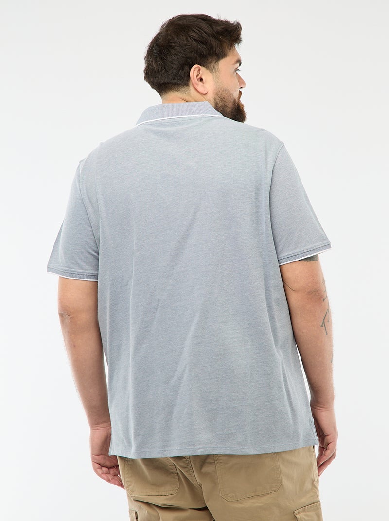 Polo regular fit Blauw - Kiabi