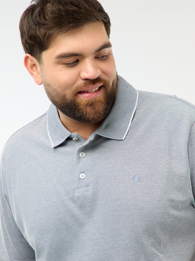 Polo regular fit Blauw - Kiabi
