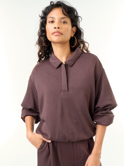 Polo sweater met knopen - Kiabi