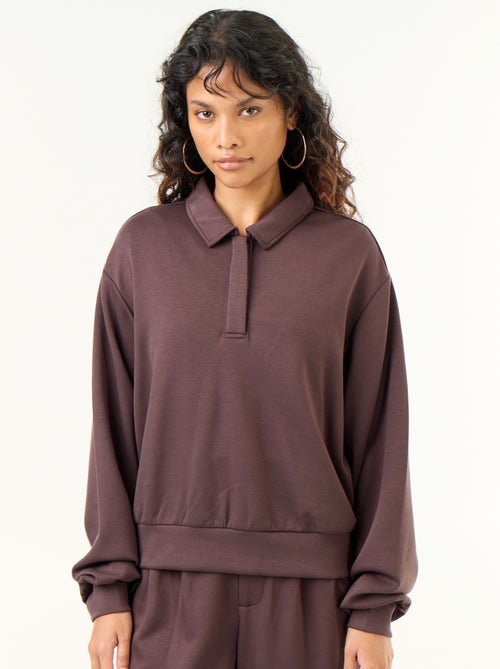 Polo sweater met knopen - Kiabi