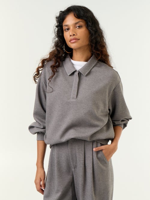 Polo sweater met knopen - Kiabi