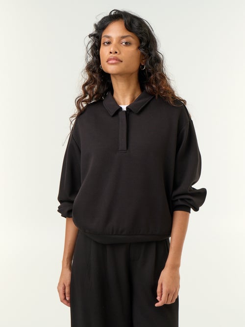 Polo sweater met knopen - Kiabi