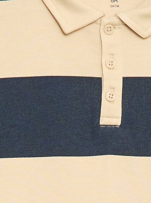Polo sweater met strepen - Kiabi