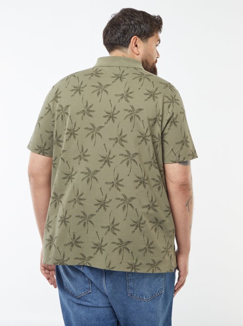 Polo van katoenpiqué met korte mouw - Kiabi