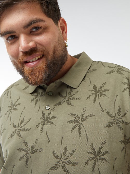 Polo van katoenpiqué met korte mouw - Kiabi