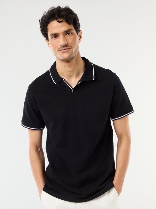 Polo van katoenpiqué met korte mouwen - Kiabi Polo van katoenpiqué met korte mouwen - Kiabi