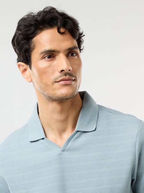 Polo van piquékatoen met korte mouw - Kiabi