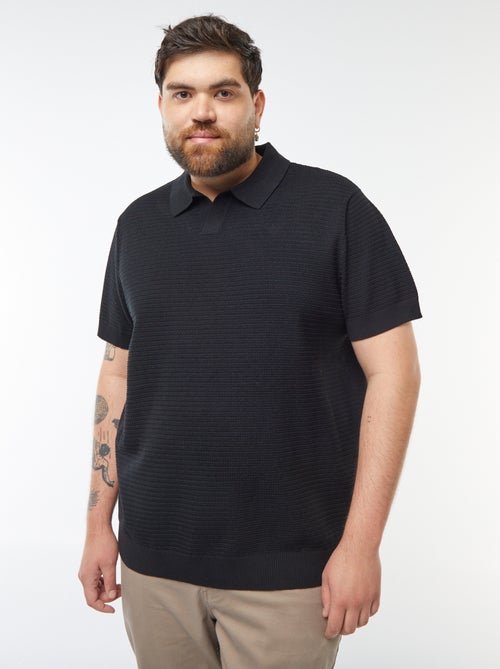 Polo van piquétricot met korte mouw - Kiabi