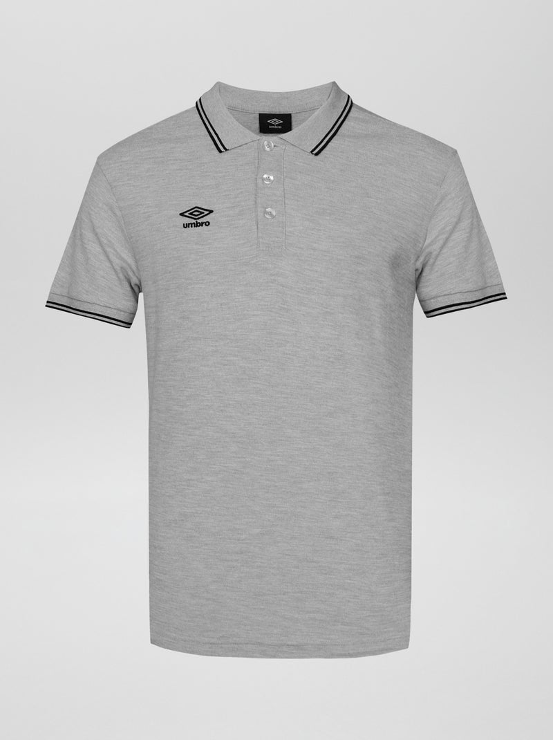 Polo van piquétricot 'Umbro' GRIJS - Kiabi